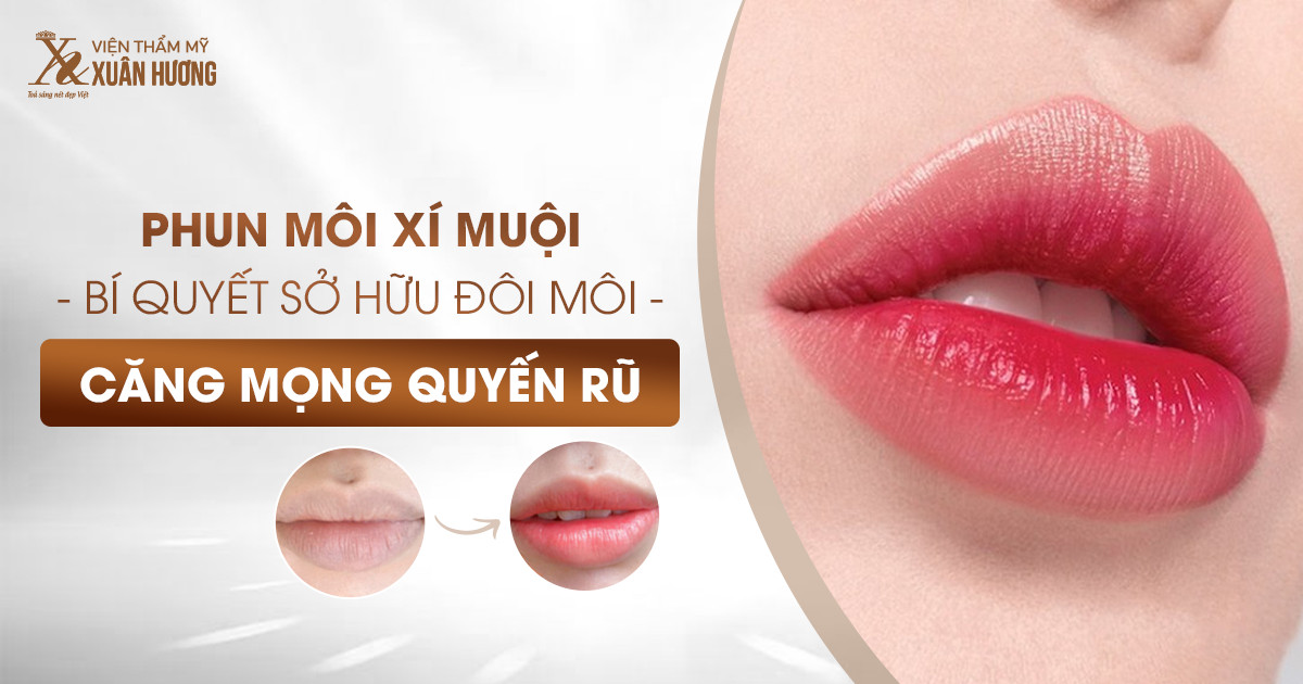 phun môi xí muội hàn quốc đẹp