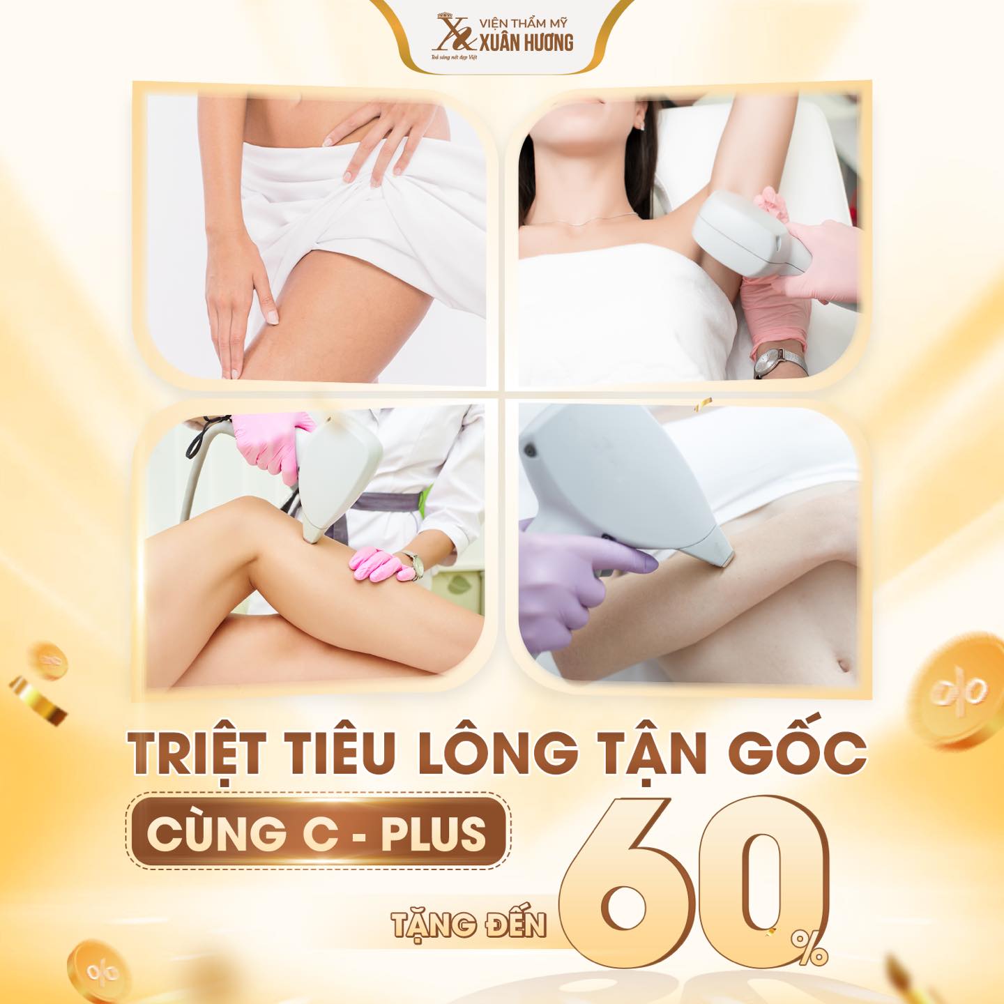 công nghệ triệt lông C Plus