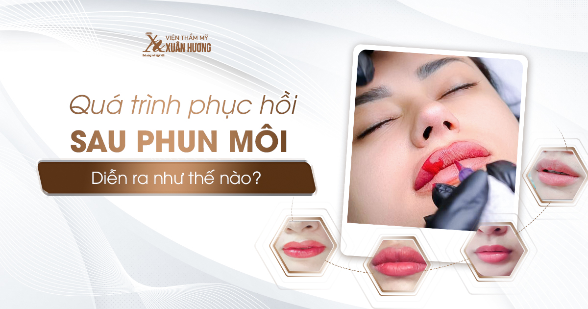 quá trình môi phục hồi sau khi phun