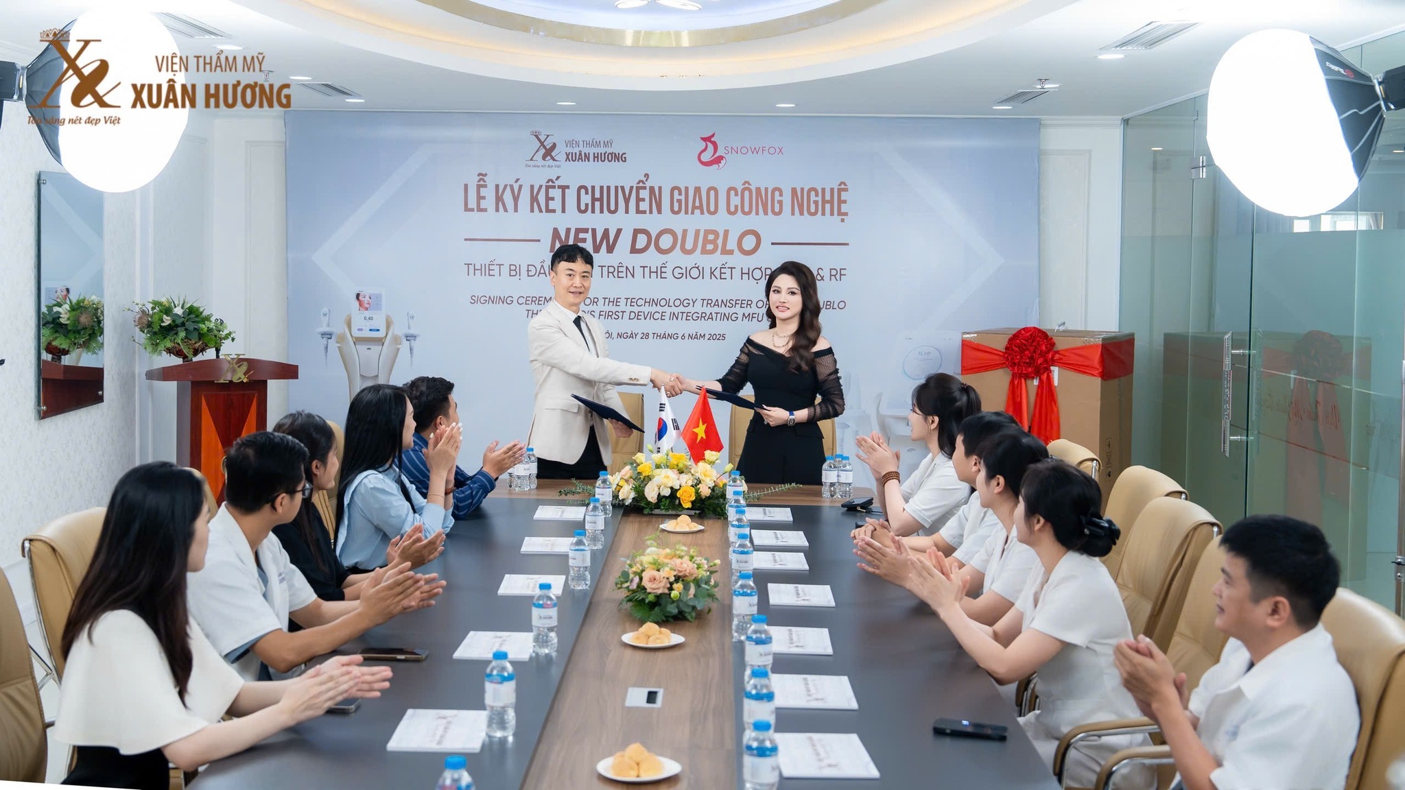 lễ chuyển giao công nghệ nâng cơ trẻ hóa New Doublo