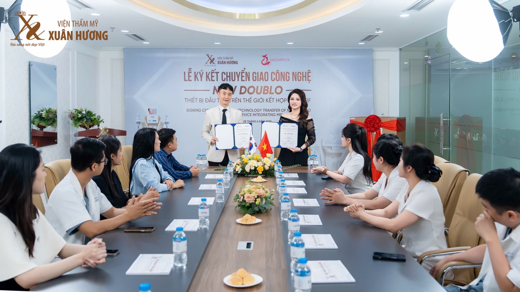 lễ chuyển giao công nghệ nâng cơ trẻ hóa New Doublo