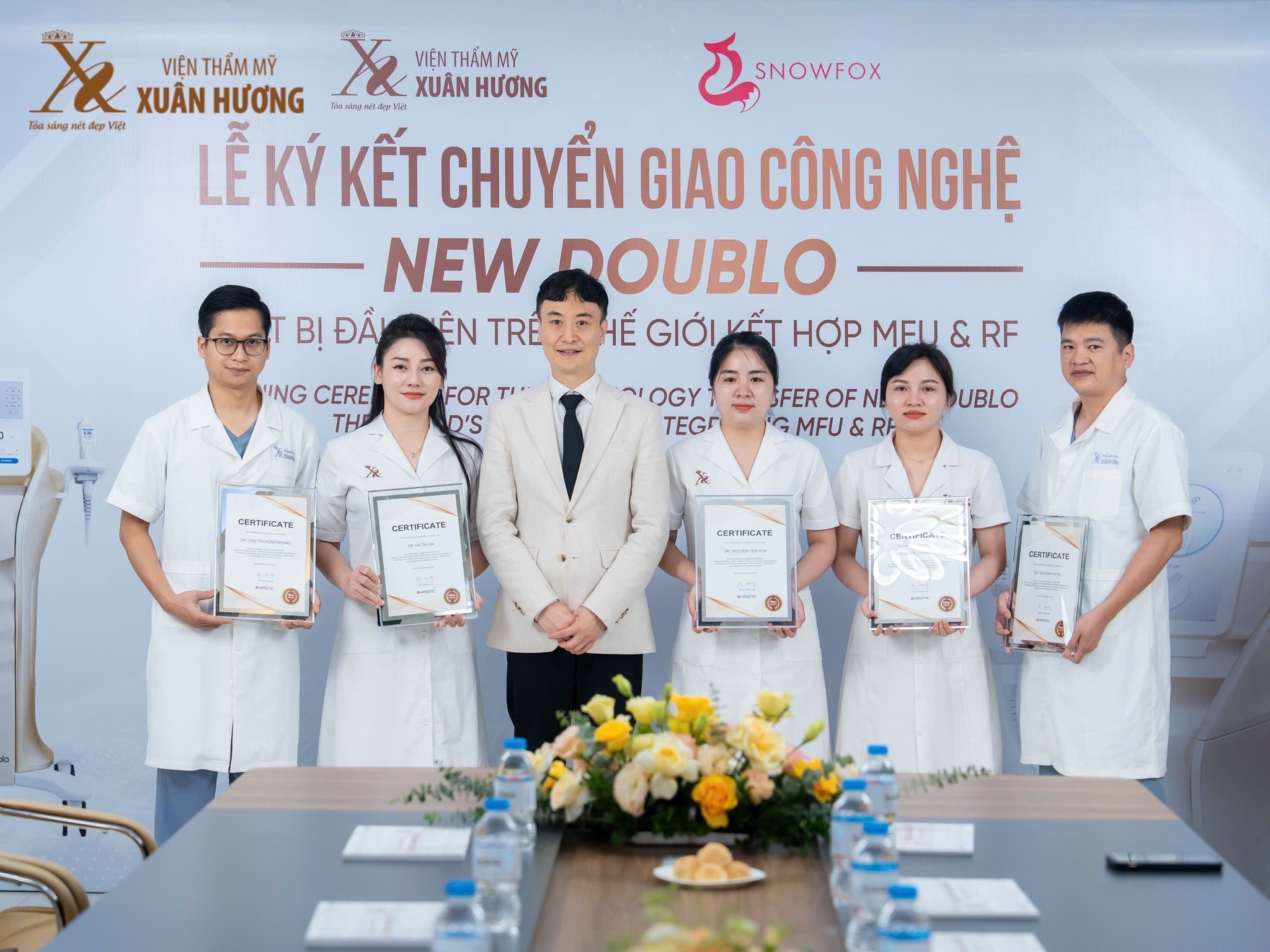 lễ chuyển giao công nghệ nâng cơ trẻ hóa New Doublo