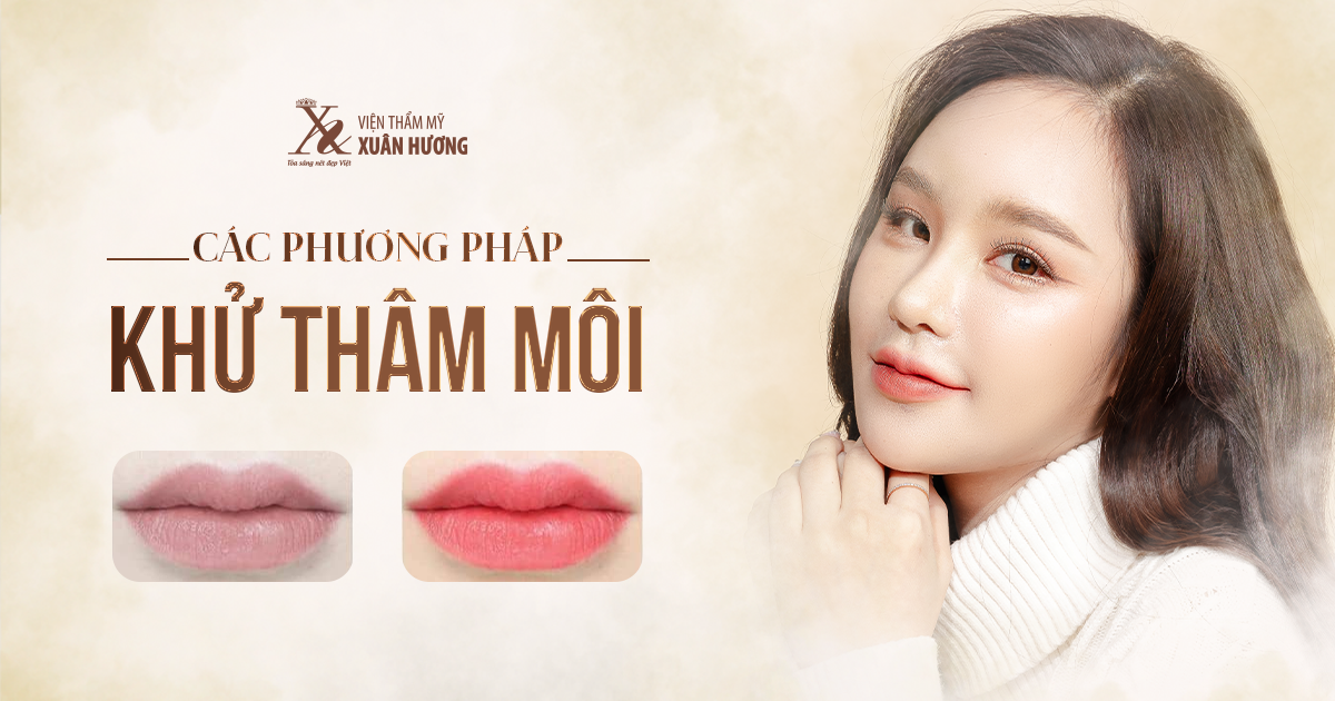 các phương pháp khử thâm môi
