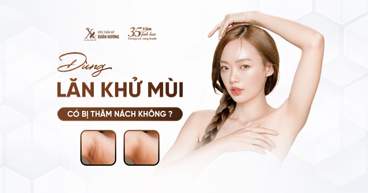 Dùng lăn khử mùi có bị thâm nách không