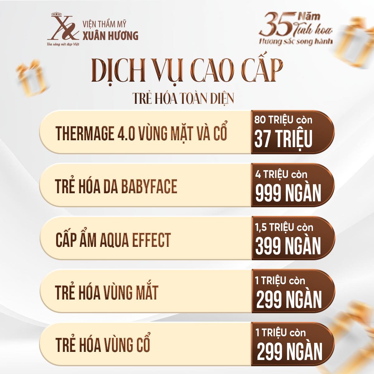 ưu đãi làm đẹp ngày vàng 25/07