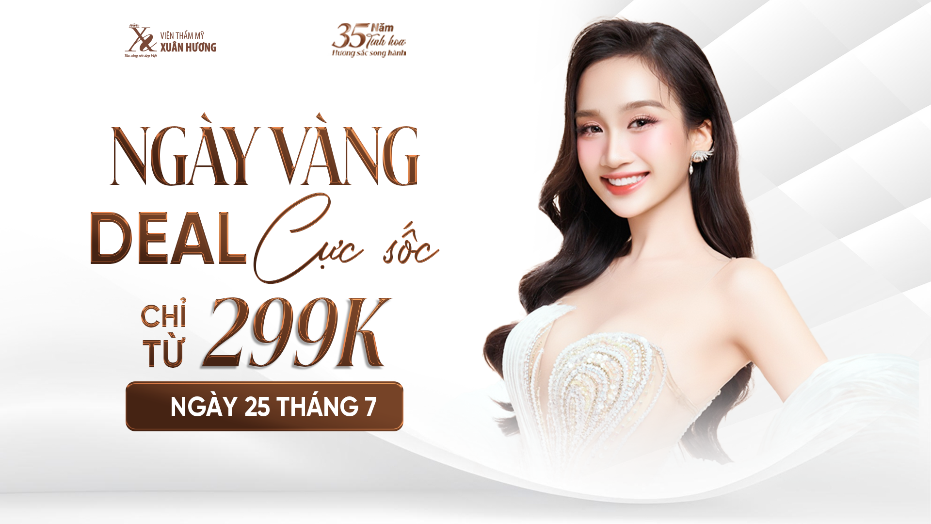 ưu đãi làm đẹp ngày vàng 25/07