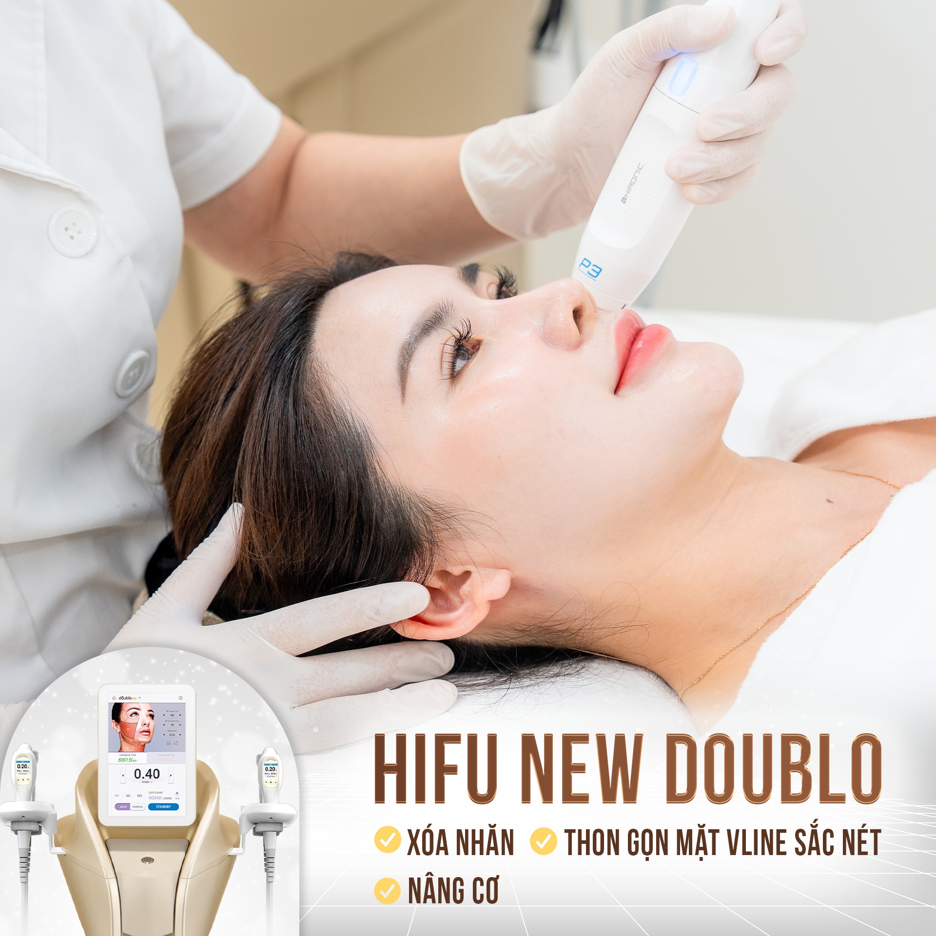 nâng cơ trẻ hóa Hifu New Doublo