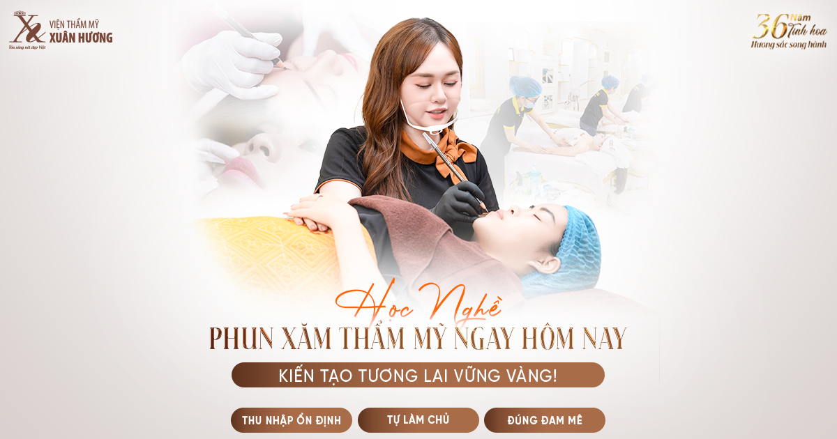 khóa học phun xăm thẩm mỹ