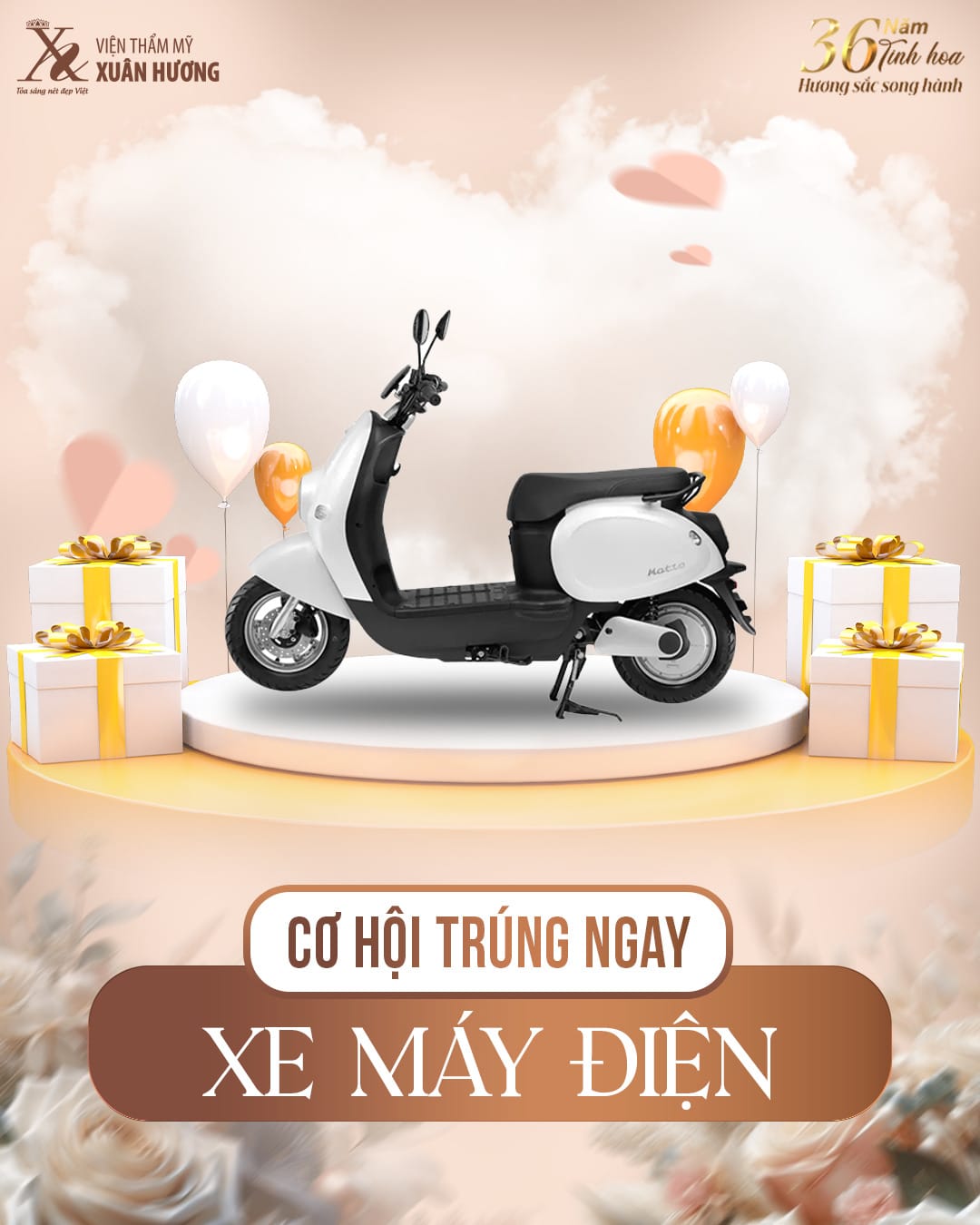 cơ hội sở hữu xe máy điện thời thượng