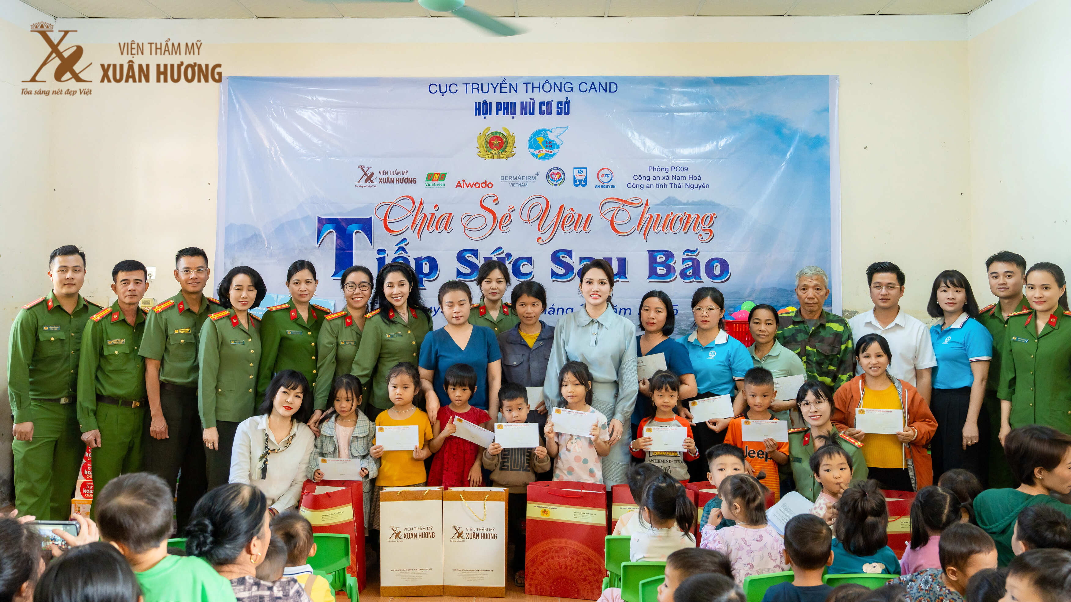 chuyến từ thiện tại Thái Nguyên khắc phục bão lũ