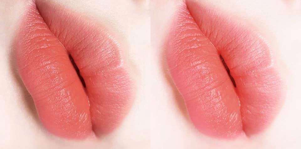môi màu cam sữa đẹp dịu