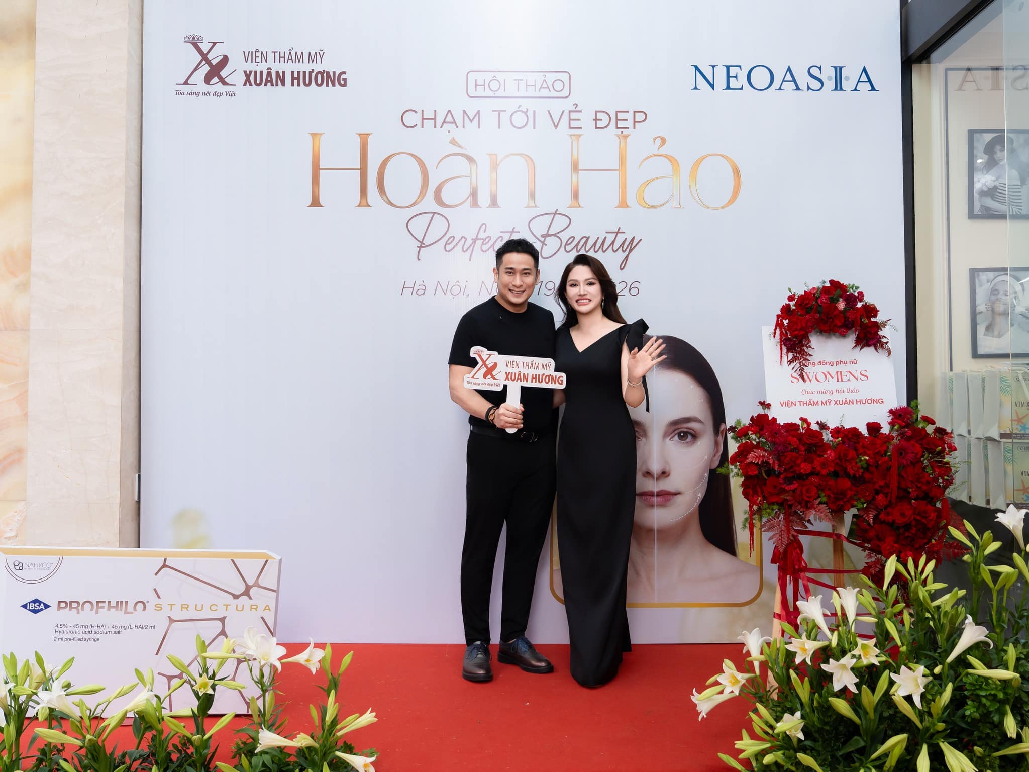 diễn viên Minh Tiệp làm đẹp tại Xuân Hương