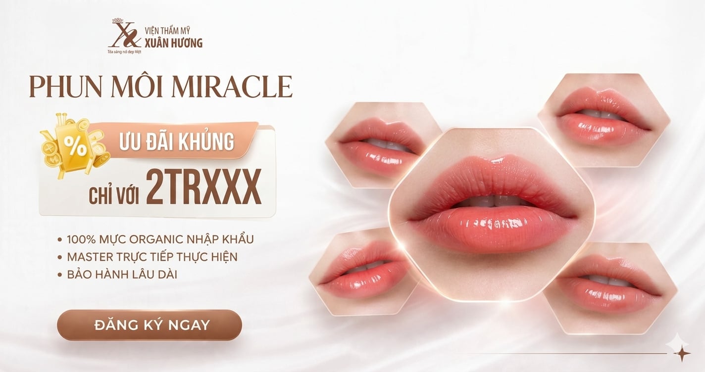 ưu đãi phun môi đón hè